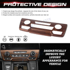 Peach Wood Grain Center Climate Control CD Panel Cover for Honda CR-V (2017-2022)