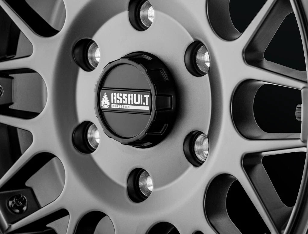 7" Matte Titanium Hellfire Wheels for Assault Industries (2015–2023)