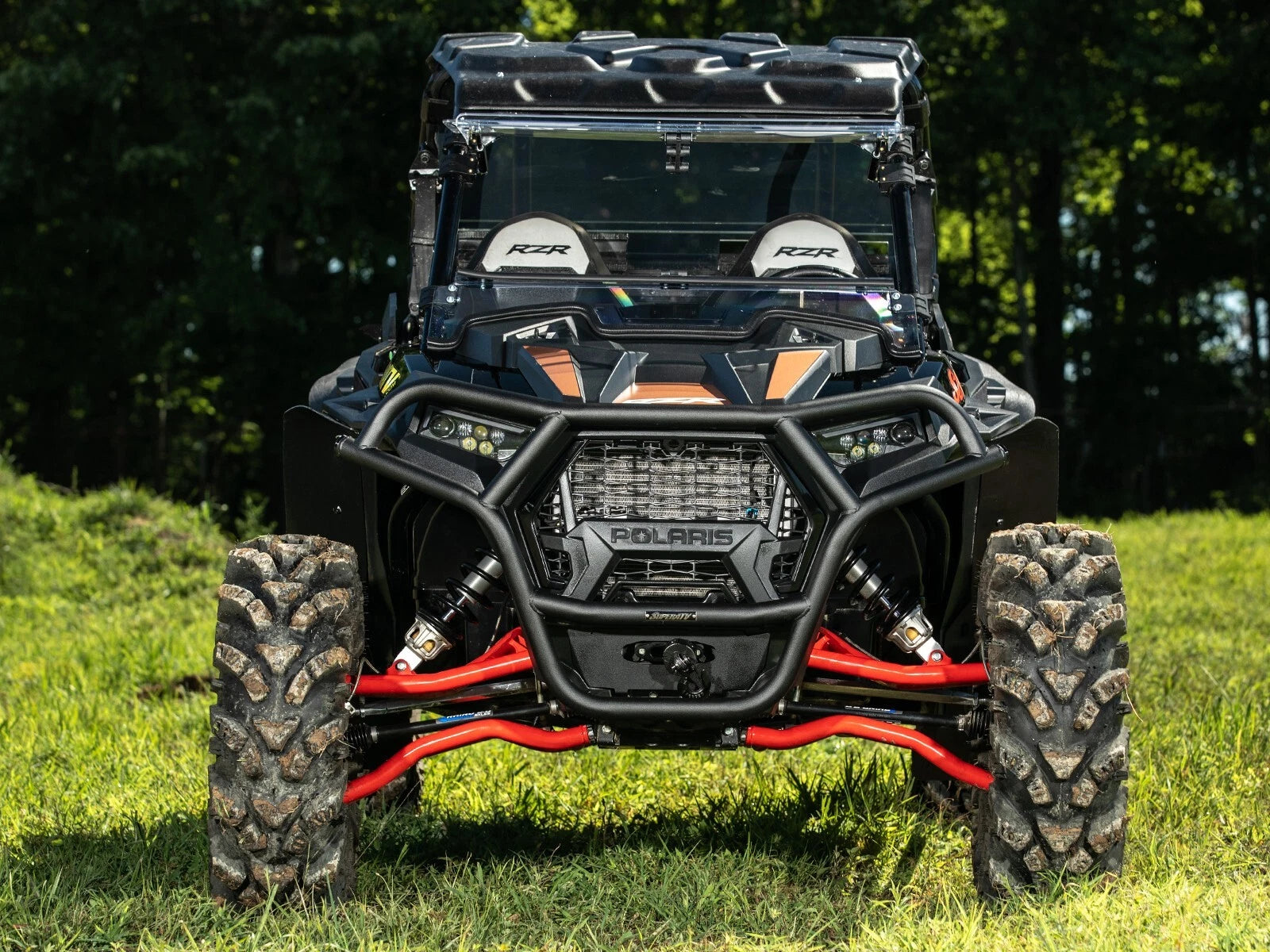 Front Brush Guard Bumper for Polaris RZR XP 1000 (2014–2023) - Black