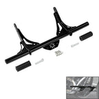 Black Engine Guard Crash Bar Protector for Harley Dyna (2006-2017)