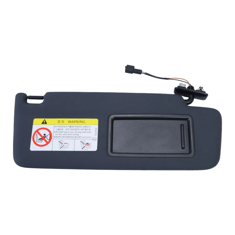 Passenger Side Sun Visor Panel for Volkswagen Jetta (2019–2021) Black
