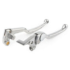 Chrome Aluminum Brake Clutch Levers for Yamaha FZ1 FZ6 FZ8 (2001-2005)