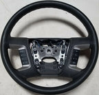 Steering Wheel for Ford Fusion (2007–2012) Black Vinyl Silver Insert OEM