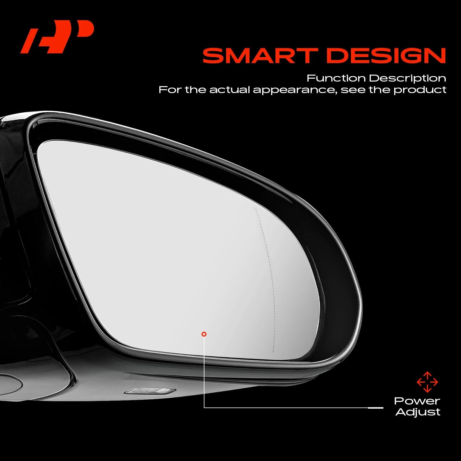 Driver Power Mirror with Manual Folding for Toyota Sequoia (2014-2017)