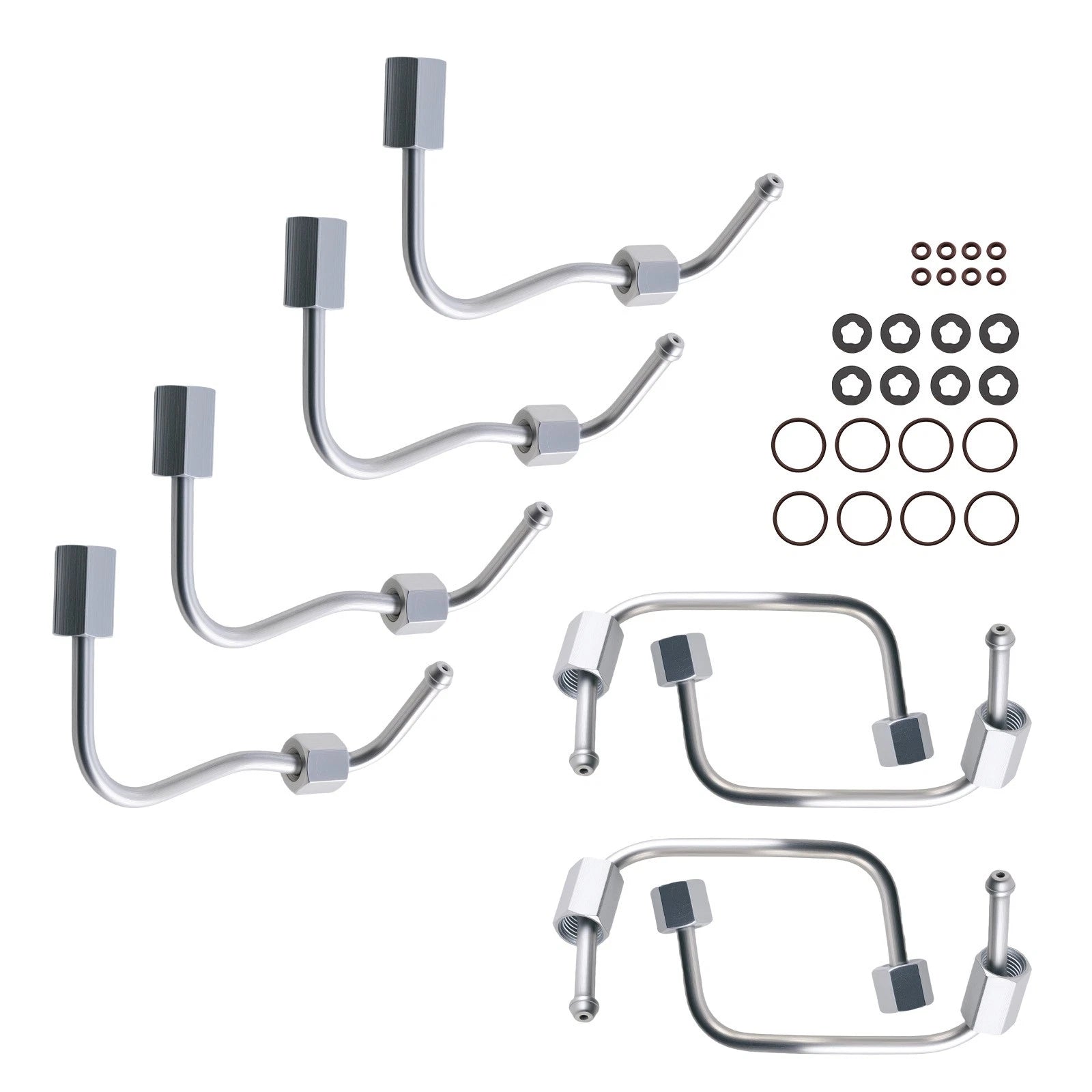 Set of 8 Fuel Injection Lines for Ford F-250 F-350 F-450 F-550 (2011–2019)