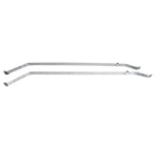 2x Fuel Tank Strap for Toyota Sienna (1998-2000) Gray