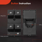 Power Window Switch for Chevy Malibu (2015) & Cruze (2011-2015)