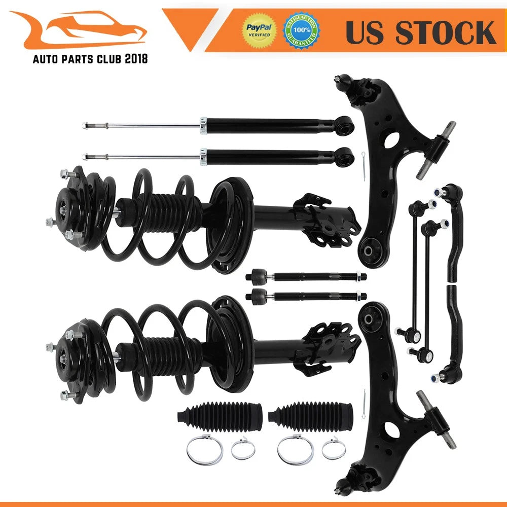 Front Struts & Rear Shocks Kit for Toyota Sienna (2011–2014)