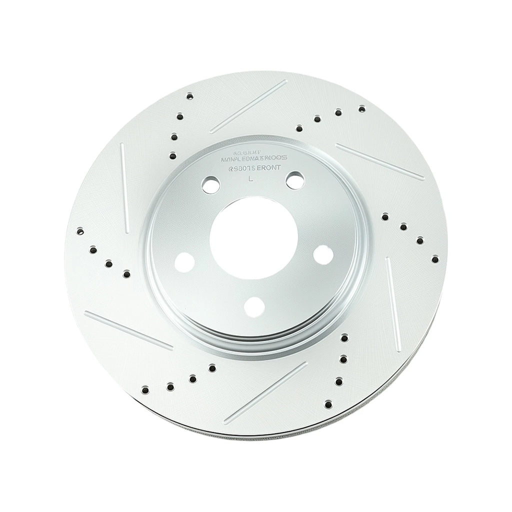 Set of 2 Front Drilled & Slotted Brake Rotors for Pontiac G5/G6 (2005–2009)