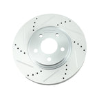 Set of 2 Front Drilled & Slotted Brake Rotors for Pontiac G5/G6 (2005–2009)