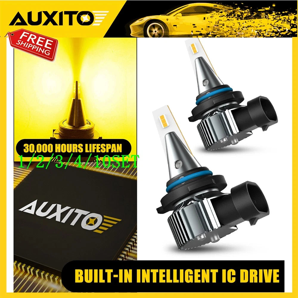 Set of 2 AUXITO 9006 LED Fog Lights for Make Model
