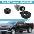 Set of 1 Drive Belt Tensioner Idler Pulley Assembly for Chevy Avalanche (2002–2013)