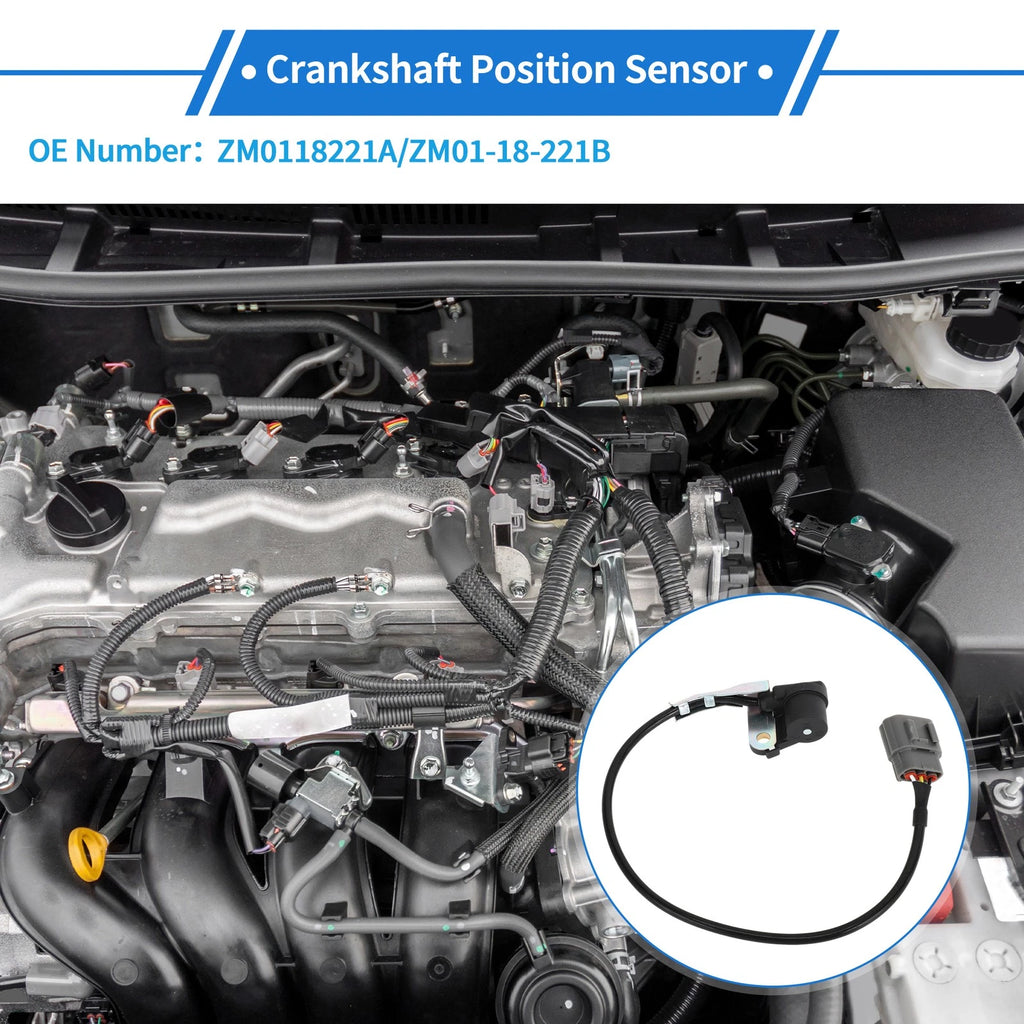 Crankshaft Position Sensor for Mazda 323F Hatchback (2001–2004) No.ZM0118221A