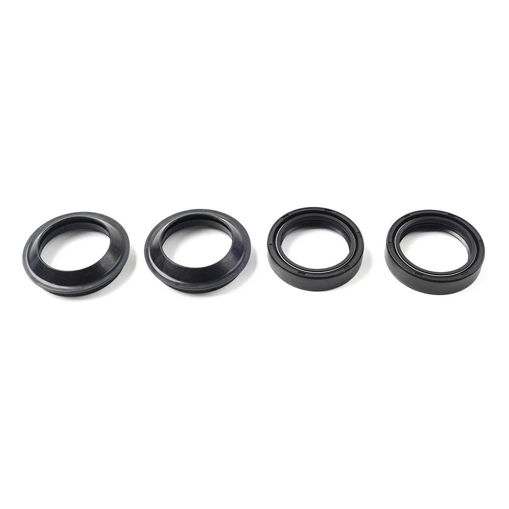 Set of 4 Front Fork Dust Oil Seals for Suzuki RM125 RM250 (1979–1982)