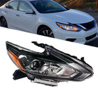 Right Side Headlight for Nissan Altima (2016–2018) Halogen Black Housing