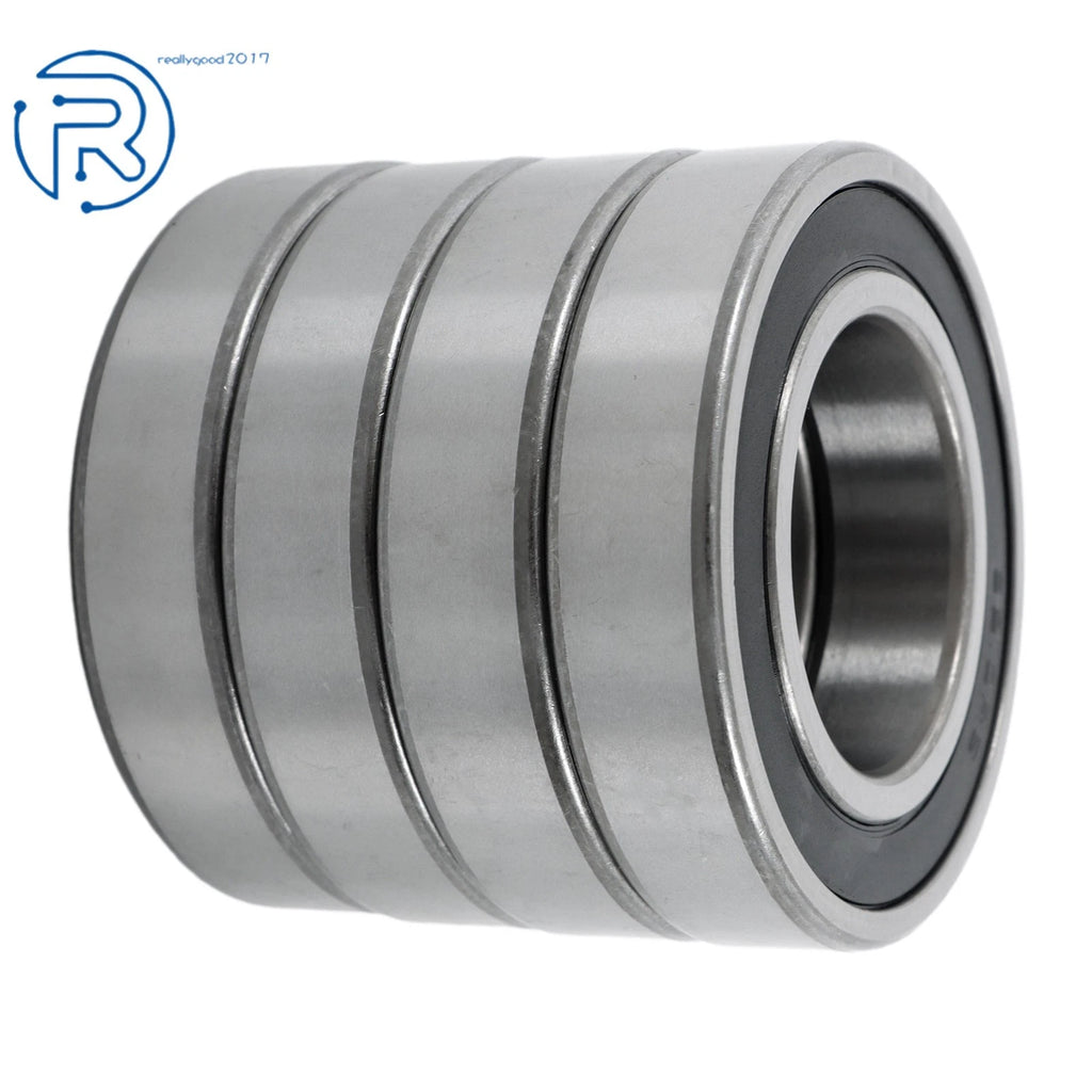 Set of 4 6210-2RS 50mm Inner Dia Deep Groove Ball Bearings