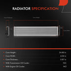 Front Radiator for Toyota RAV4 2016-2018, Lexus NX300h 2015-2017 2.5L