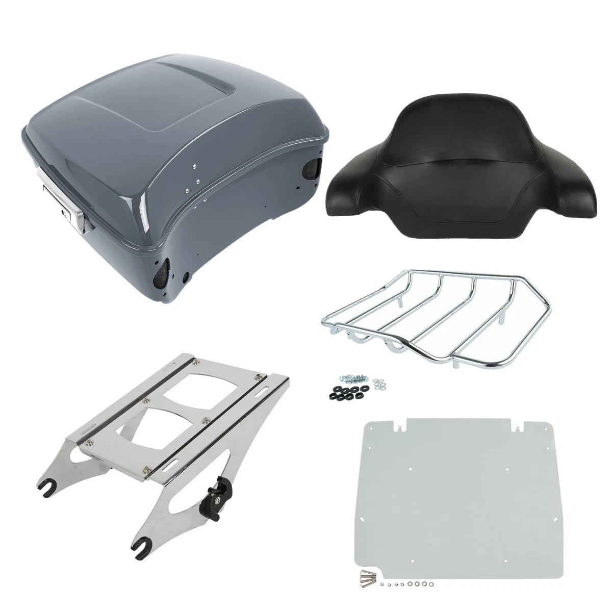 Trunk Pad Plate Mount Rack for Harley Touring Road Glide (2014–2024)
