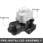 Engine Oil Cooler Filter Housing with Seals for Audi A3 Q5 (2013–2020) No. 03L115389E