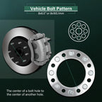2X 1" Wheel Spacers 8x6.5 9/16"-18 for Dodge Ram 2500 3500 (1994–2010)
