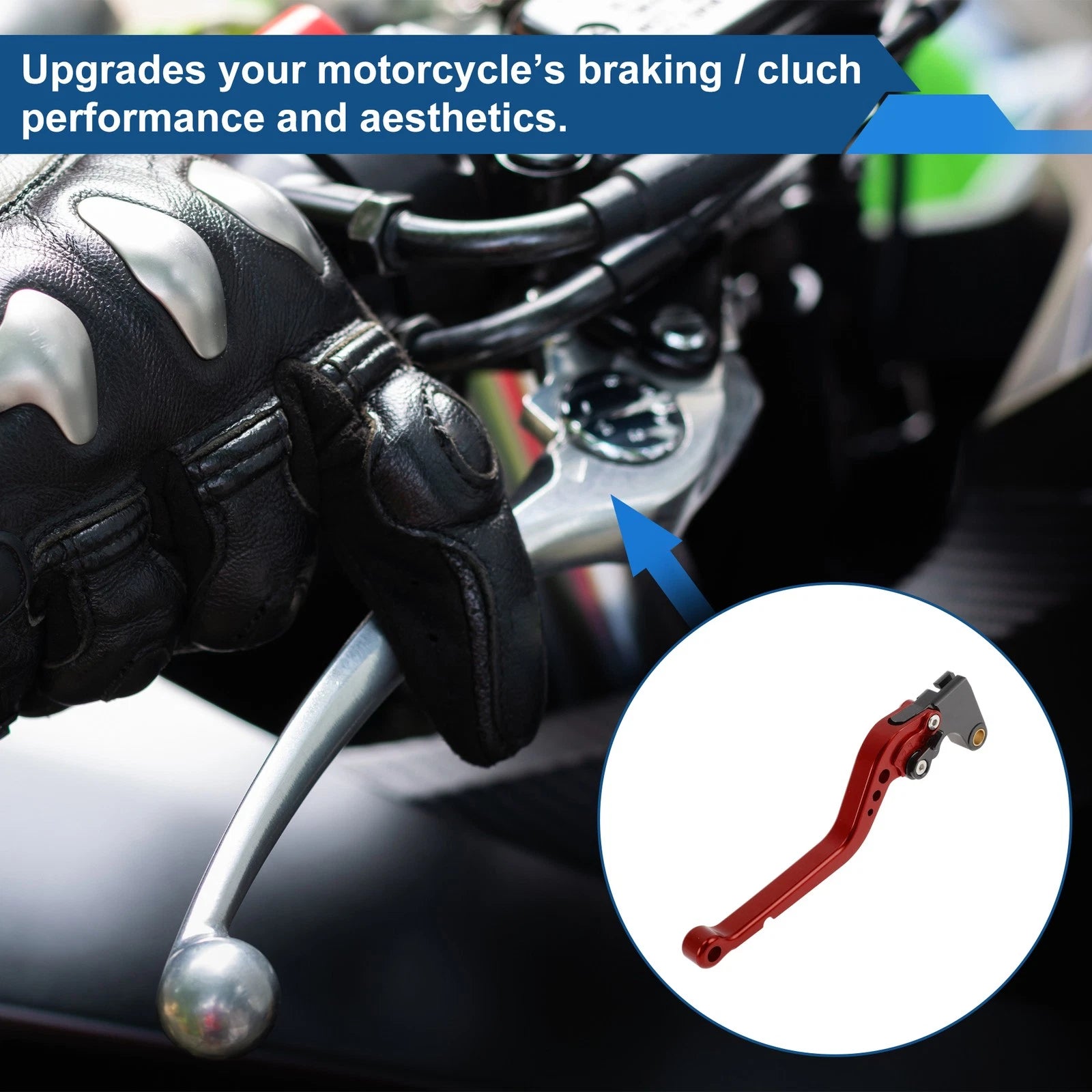 Adjustable Brake Clutch Levers for Suzuki GSXR1000 (2005–2006) Red 1 Pair
