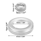 Set of 4 Aluminum Alloy Center Control Ring Knob Covers for Chevrolet 