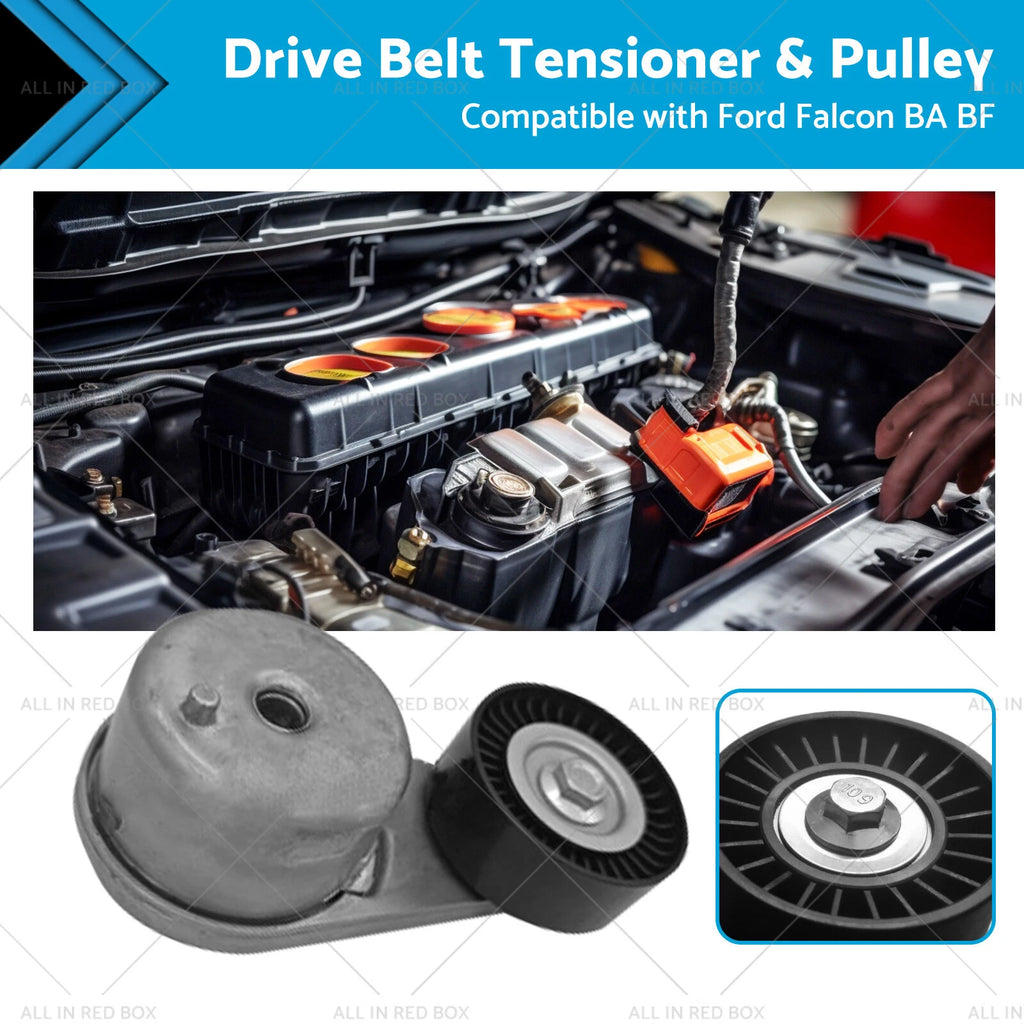 Drive Belt Tensioner & Pulley for Ford Falcon BA BF FG (2002–2016) BA6B209A