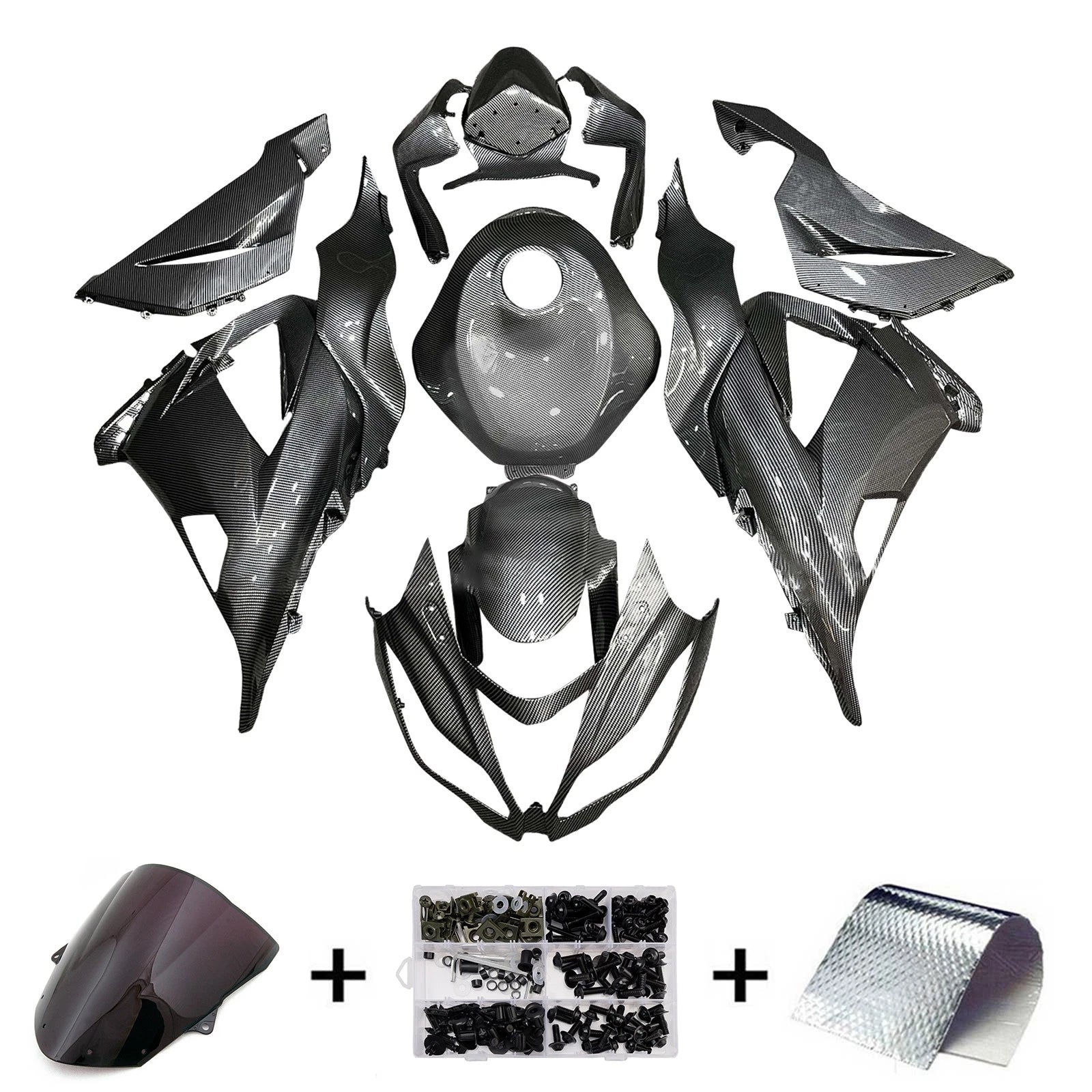 Injection Fairing Kit for Kawasaki ZX6R 636 (2013–2018) - ABS Plastic