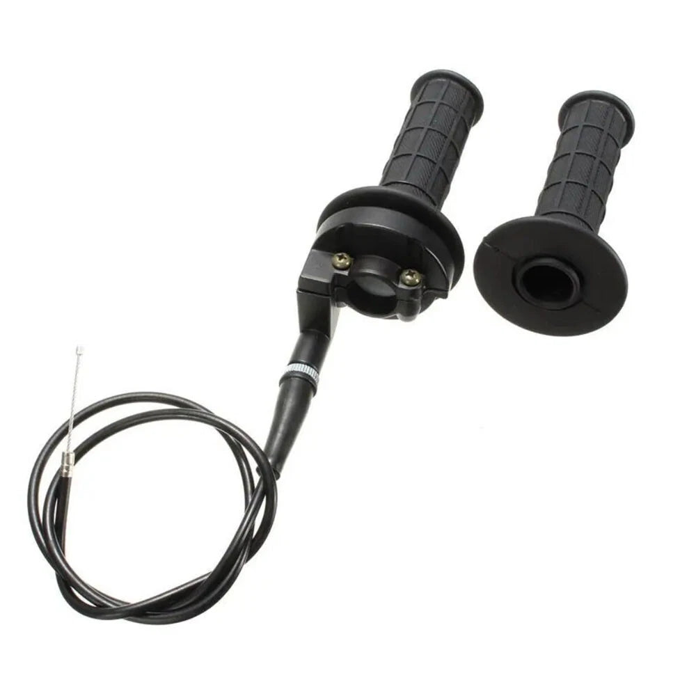 7/8" Twist Throttle Grip + Cable for Dirt Bike Quad ATV (50cc-125cc)