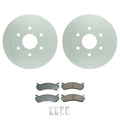 Set of 2 Bosch QuietCast Front Rotors & Akebono ProACT Pads for Yukon