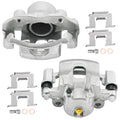 Pair Front Brake Calipers w/ Bracket for Nissan Pickup (1986–1988)