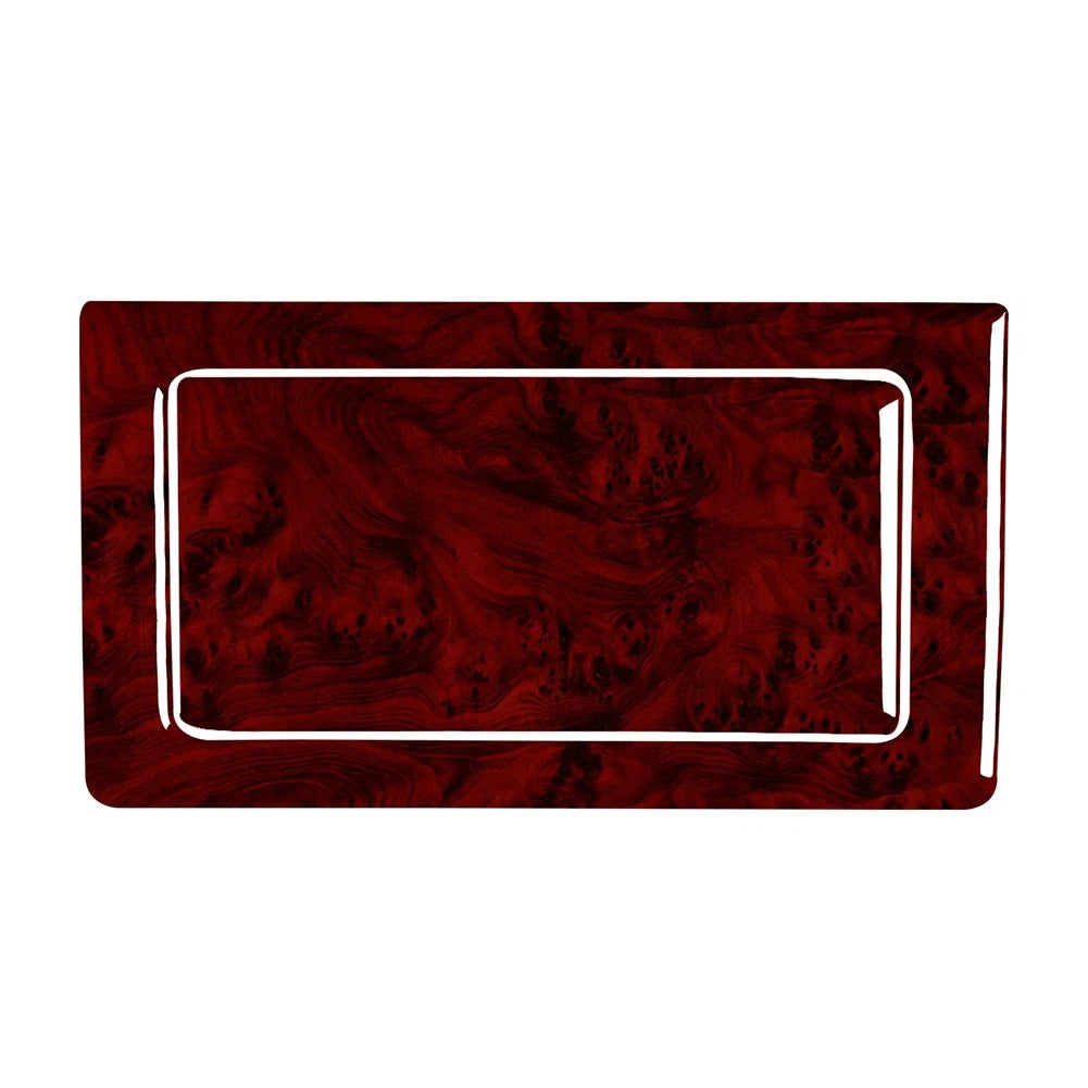 2X Rear Storage Box Panel Cover Trim for BMW 3 Series E36 (1994–1996) Red Wood Grain