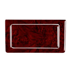 2X Rear Storage Box Panel Cover Trim for BMW 3 Series E36 (1994–1996) Red Wood Grain