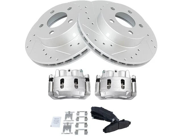 Front Brake Pad Rotor Caliper Set for Mazda B4000 (1998–2002) NF814TG