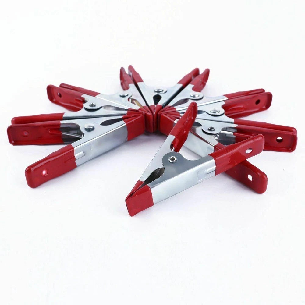 Set of 8 Metal Clamps for Craft Work Fixing