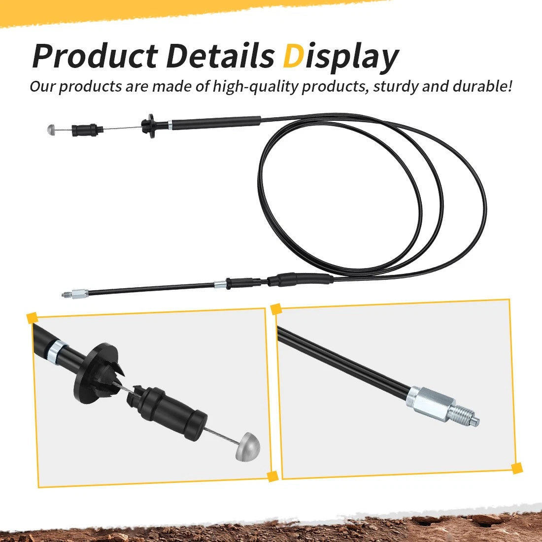 Throttle Cable #7081675 for Polaris Ranger 500 (2011–2012)