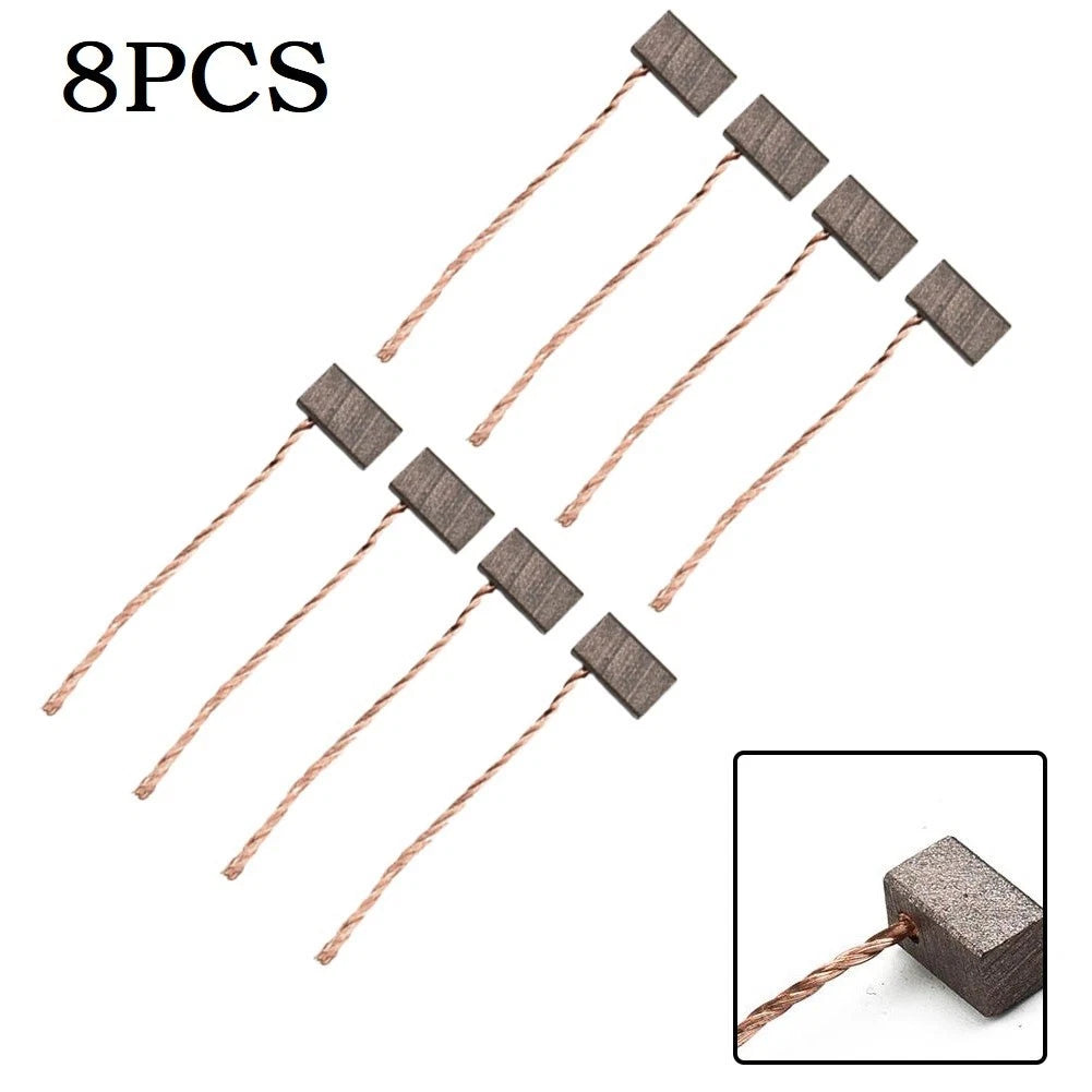 8Pc Carbon Brush for Blower Motor Fan Wiper Motor (6x6x10mm)