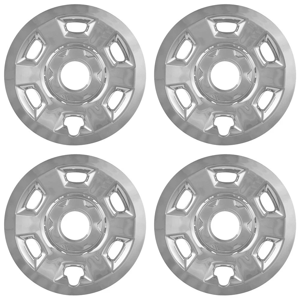 4 Chrome 16" Wheel Skins Hub Caps Covers for 2015-2020 Chevy Colorado Steel Rim