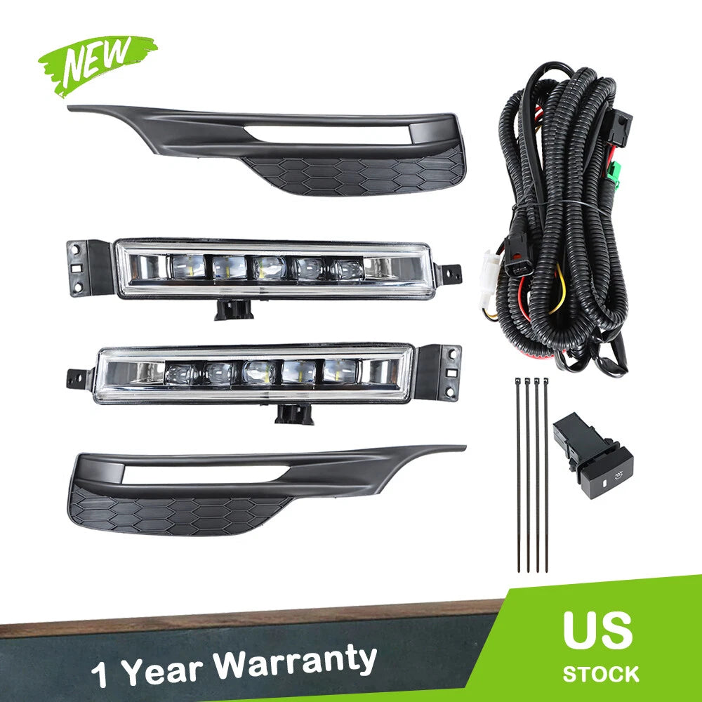 Fog Lights Kit with Bezel for Honda Accord Sedan (2016–2017)