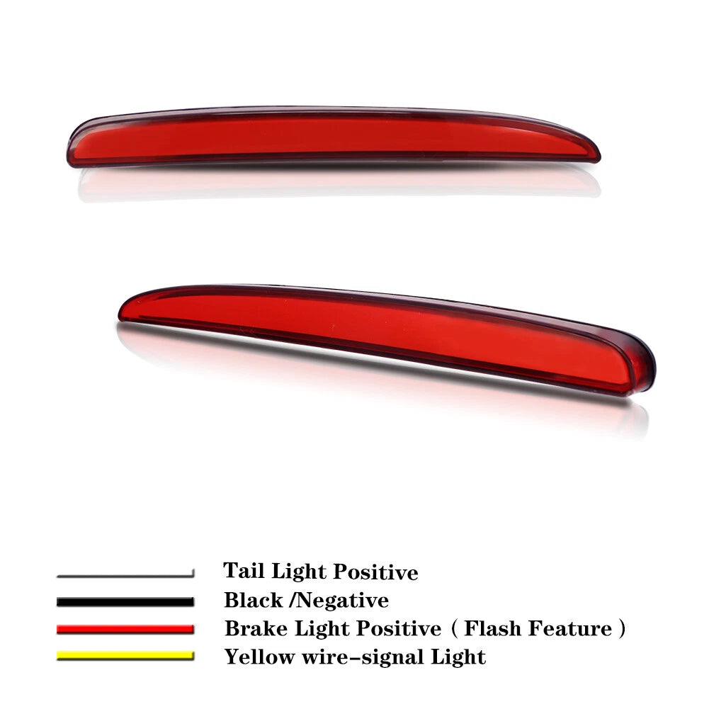 Red LED Signal Tail Lights for Honda Civic Type R Hatchback (2017–2022)