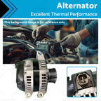 100A Alternator for Honda Accord Civic CR-V Odyssey (1990–2002) 104210-3290 12V