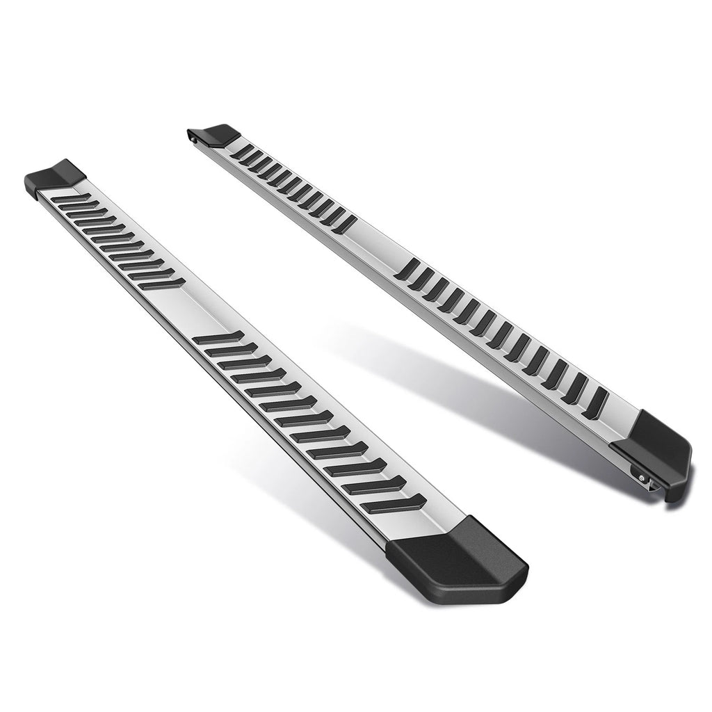 Set of 2 Chrome Nerf Bars for Ford F150/F250/F350 SD Crew Cab (2015–2021)