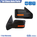 Pair Power Heated Turn Signal Mirrors for Ford F150 (2009–2011)