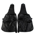 Black PU Leather Flame Rear Fender Bra for Harley Tri Glide Ultra Classic (2014–2023)