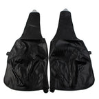 Black PU Leather Flame Rear Fender Bra for Harley Tri Glide Ultra Classic (2014–2023)