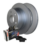 Rear Brake Kit 325mm Rotors & Bosch QuietCast Pads for Chevrolet GMC