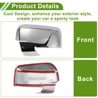 Left Right Side Mirror Cover Cap Replacement for Dodge - Electroplating Color