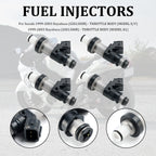 Set of 4 Fuel Injectors for Suzuki GSX-R750 GSX-R600 GSX1300R (2000–2023)