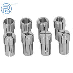 Set of 8 Precision Double Angle Collets for Various Applications