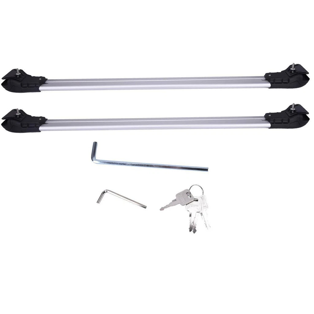 Aluminum Roof Cross Bar Luggage Rack for Car (93cm–99cm)